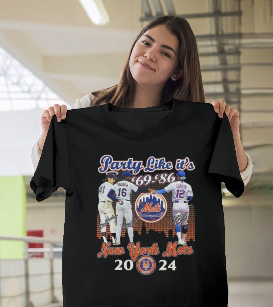 New York Mets Party Like It’s ’69-’86 Champions T-Shirt