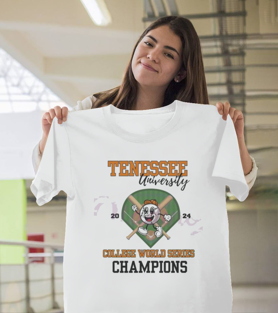 Tennessee University Baseball College World Series Champions T-Shirt