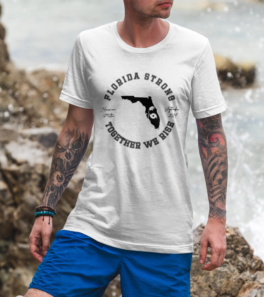 Florida Strong Together We Rise Hurricane Ian September T-Shirt