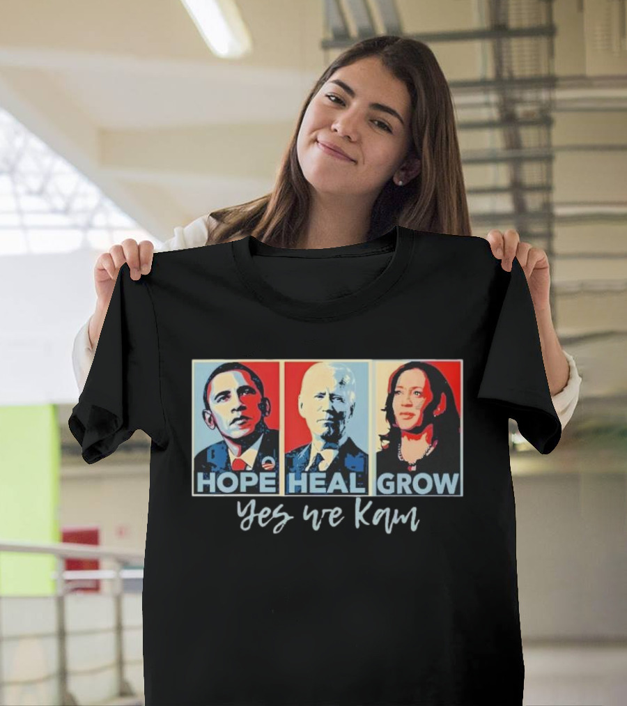 Yes We Kam Hope Heal Grow President Kamala Harris T-Shirt