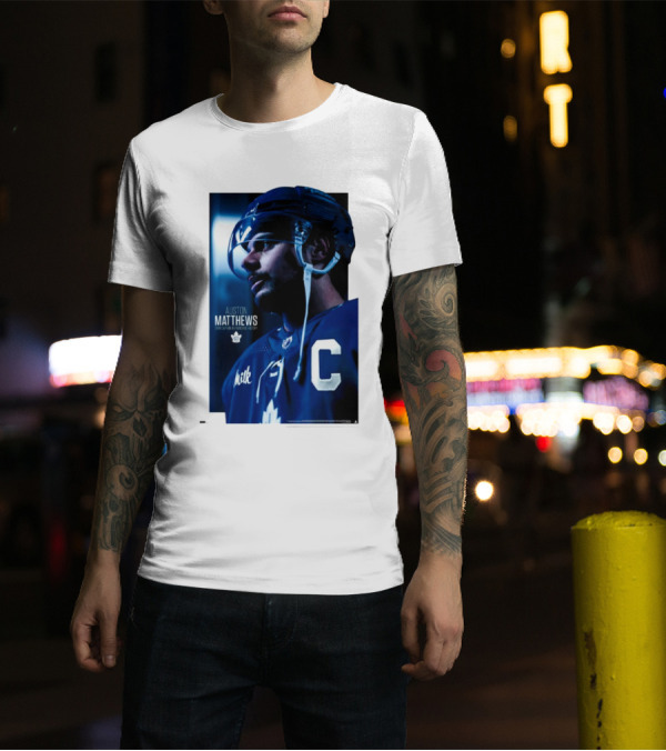 Auston Matthews Captain Toronto Maple Leafs NHL T-Shirt