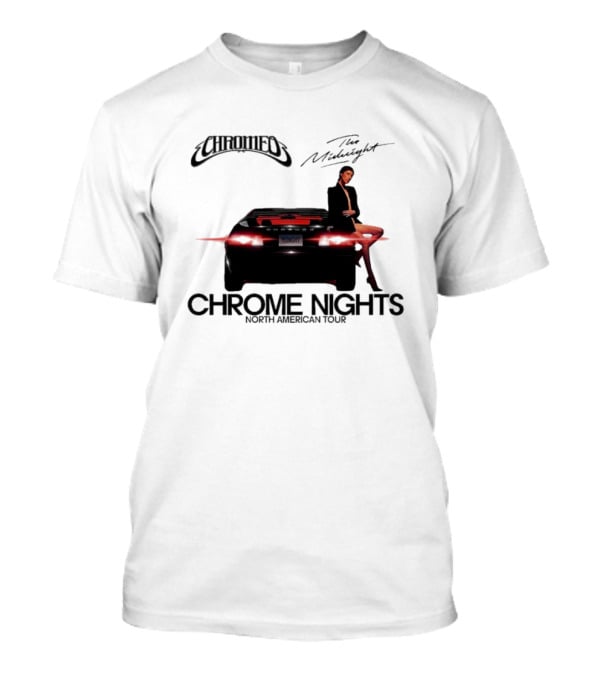 Chromeo The Midnight Chrome Nights North American Tour T-Shirt