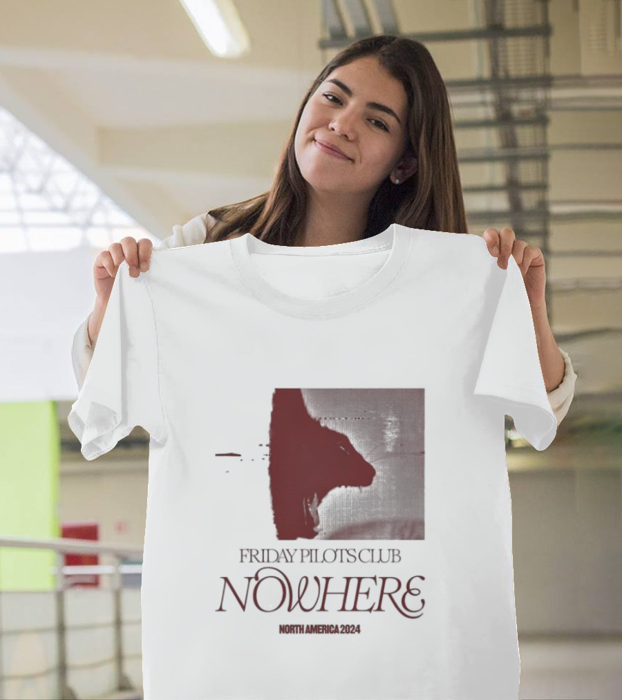 Friday Pilots Club Nowhere North America T-Shirt