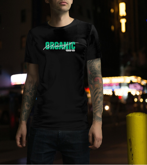 Midnight Organic 1991 Bold Script Emphasis T-Shirt