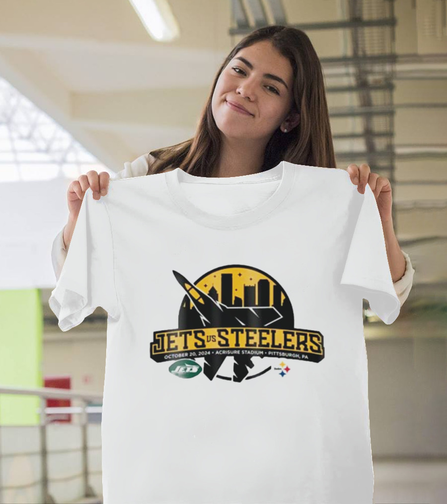 Pittsburgh Steelers vs. New York Jets October 20 2024 Acrisure Stadium Game Day Pittsburgh PA T-Shirt