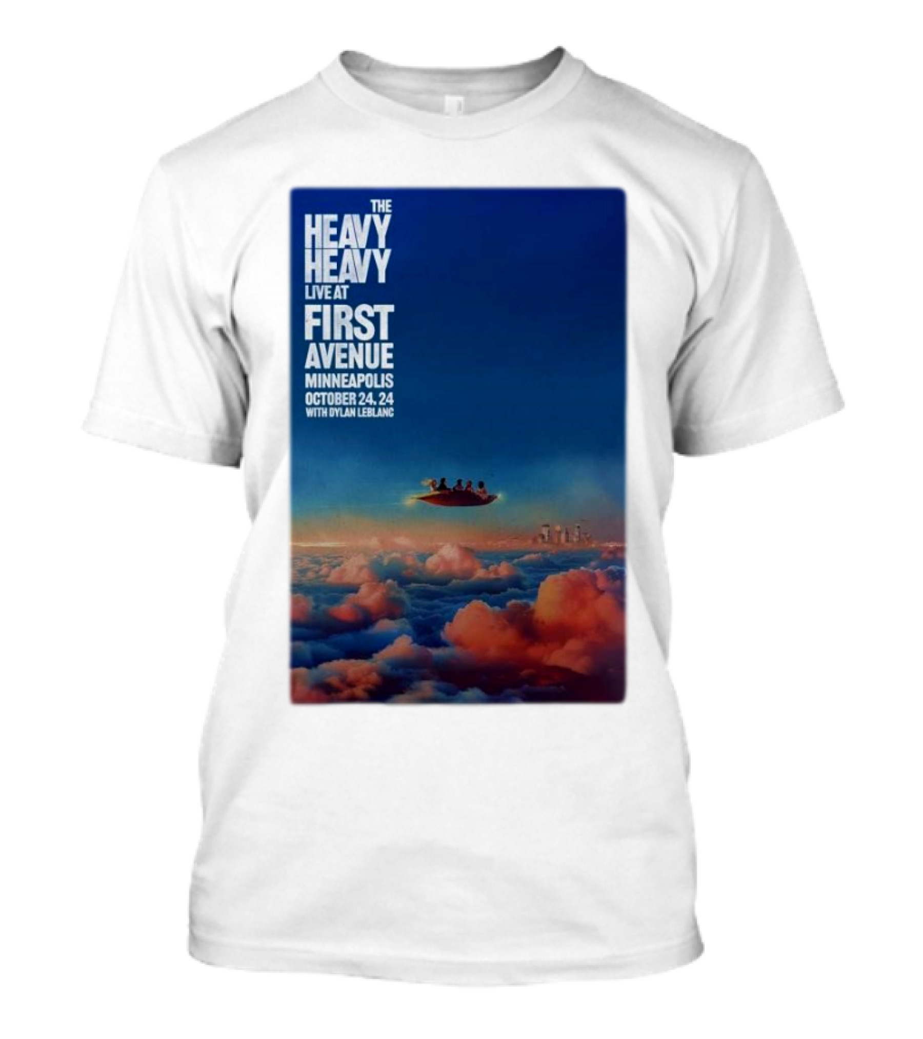 The Heavy Heavy Live At First Avenue Minneapolis October 24 2024 With Dylan LeBlanc T-Shirt