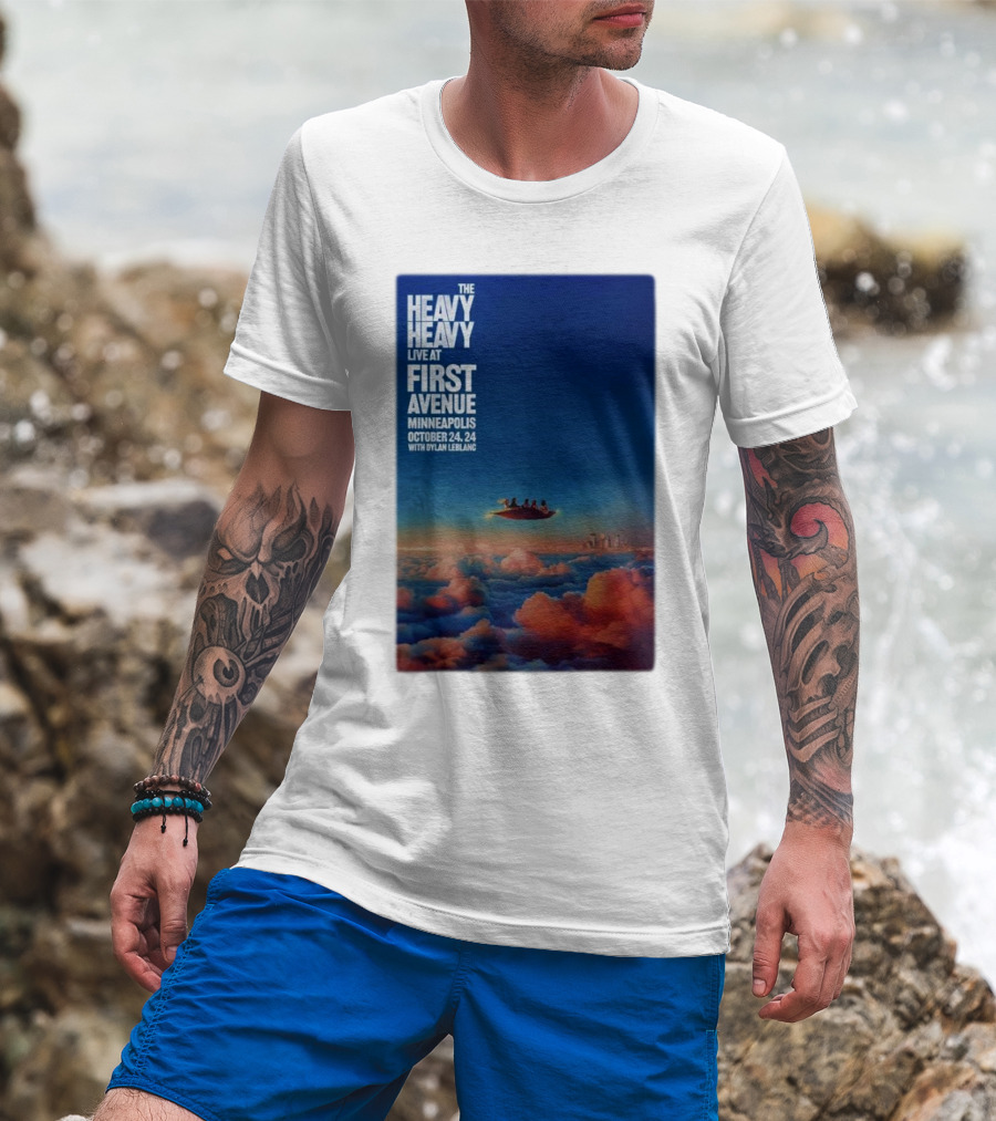 The Heavy Heavy Live At First Avenue Minneapolis October 24 2024 With Dylan LeBlanc T-Shirt