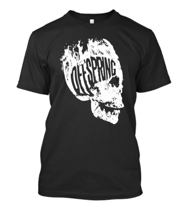 The Offspring Flaming Skull Logo Iconic Band T-Shirt