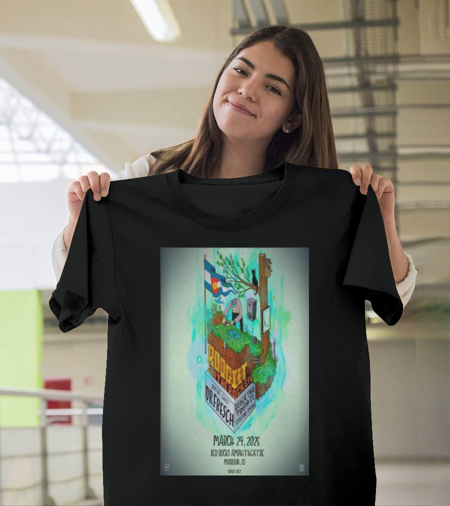 Boogie with the Resident Dr. Fresch and Toado Tripset March 29 2025 Red Rocks Amphitheatre Morrison CO T-Shirt
