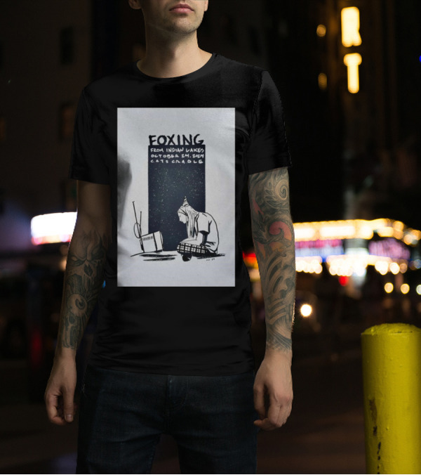 Foxing From Indian Lakes October 24 2024 Cat's Cradle T-Shirt