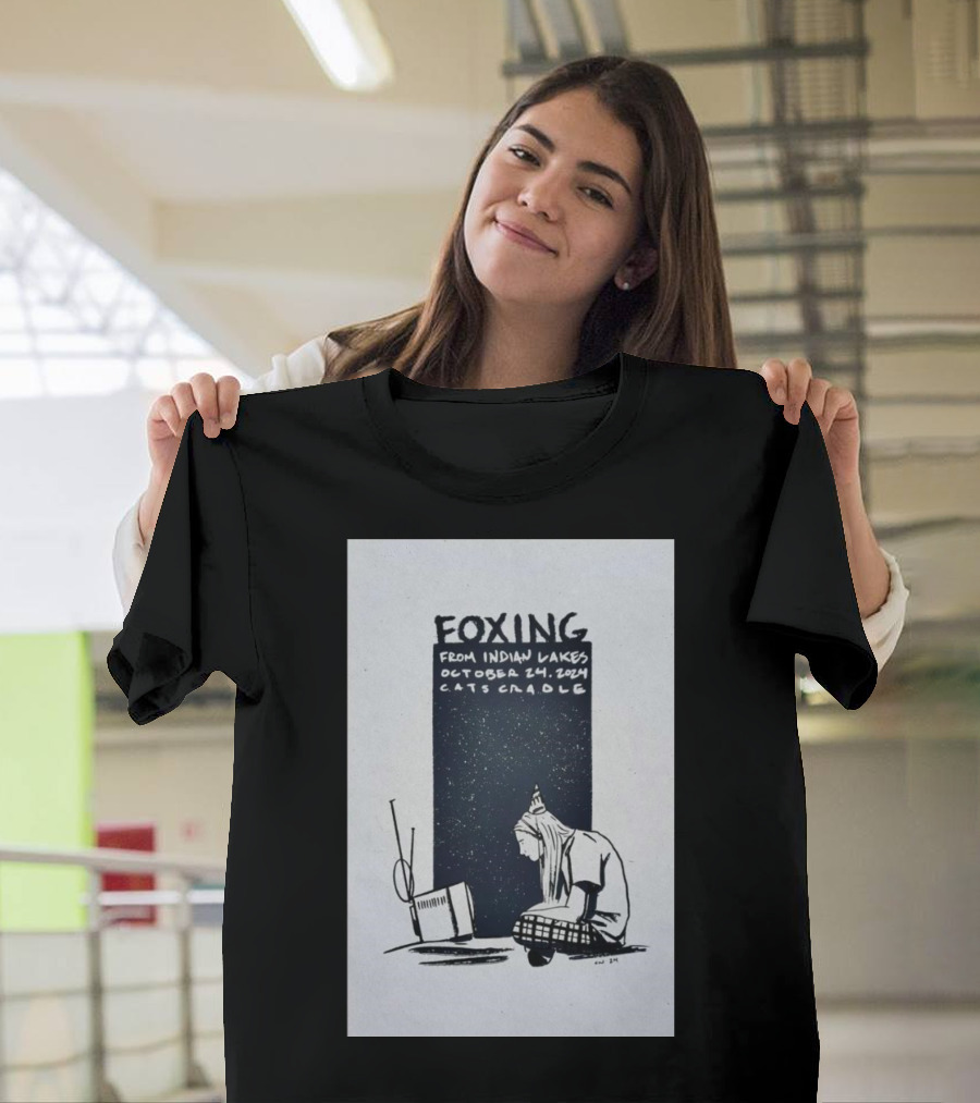 Foxing From Indian Lakes October 24 2024 Cat's Cradle T-Shirt