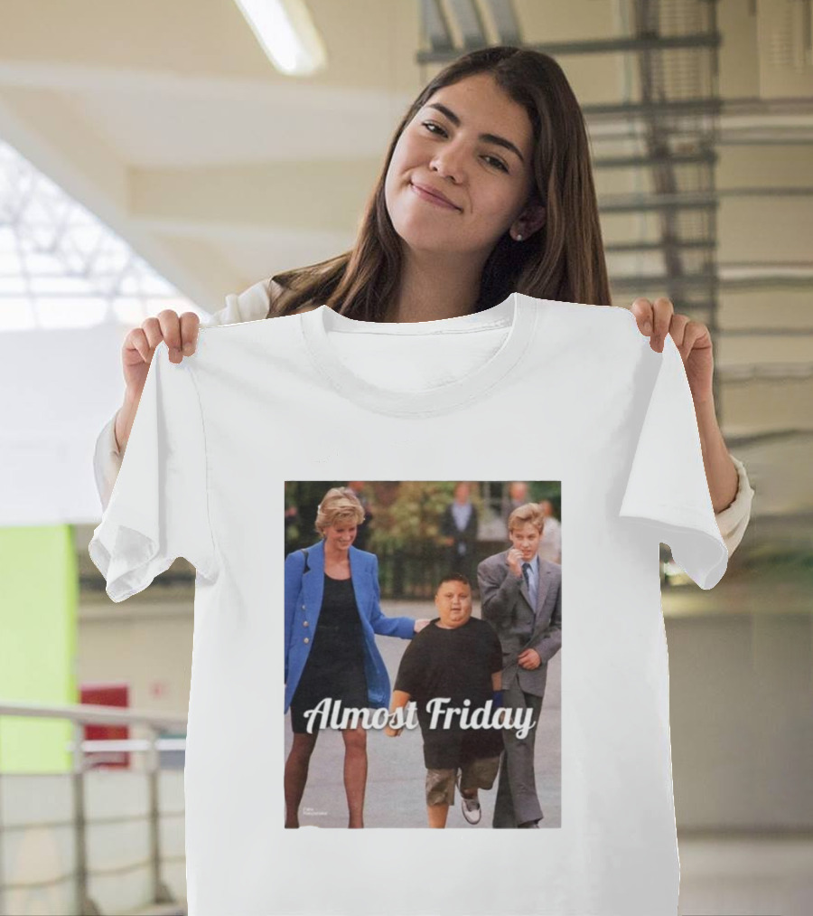 Almost Friday Rizzler Royalty Humorous Princess Iconic Moments T-Shirt