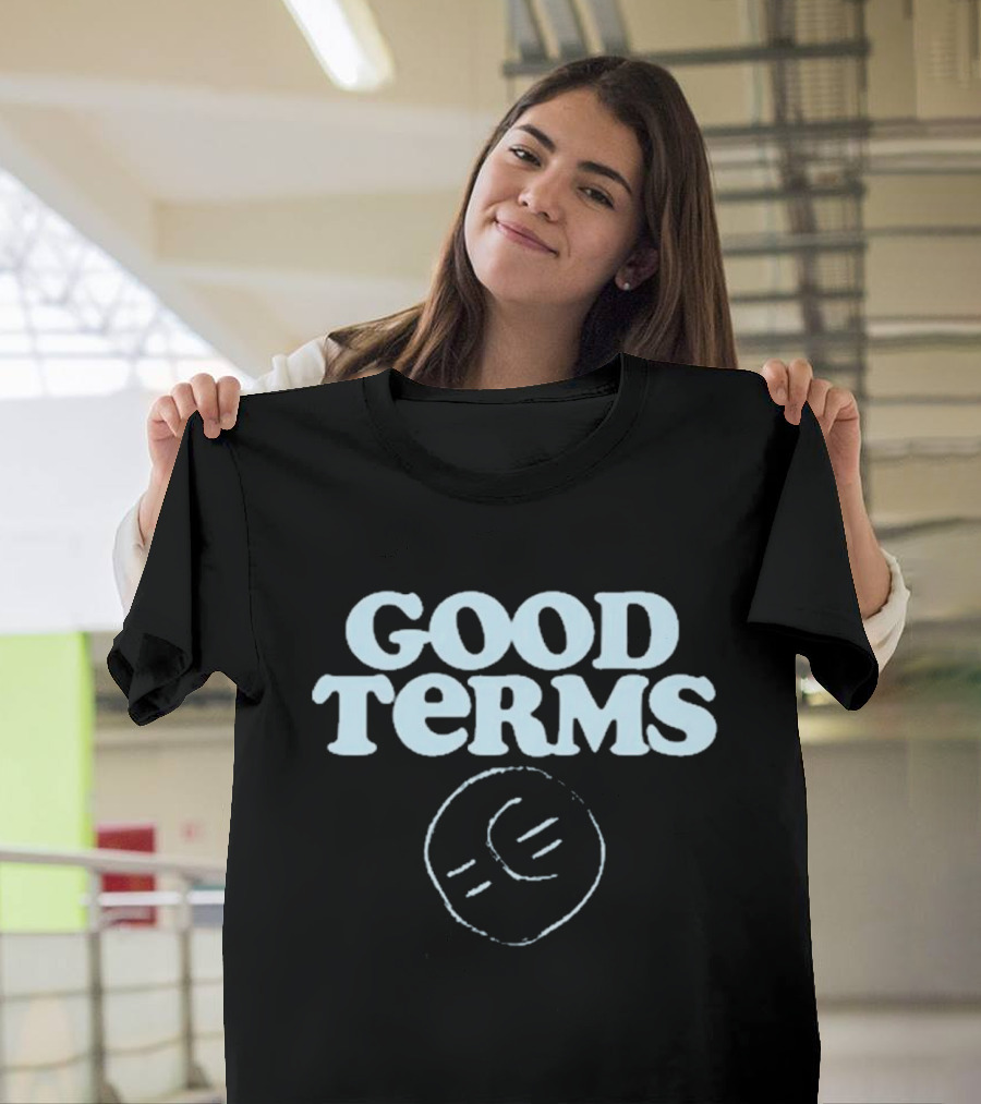 Good Terms Secret Friends Music Group Circle Sketch T-Shirt