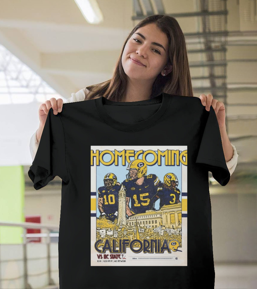 California Golden Bears Homecoming vs NC State Wolfpack 10.19.24 T-Shirt