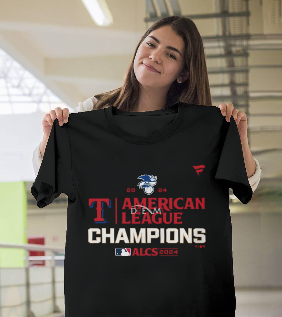 Texas Rangers 2024 ALCS American League Champions MLB Locker Room T-Shirt