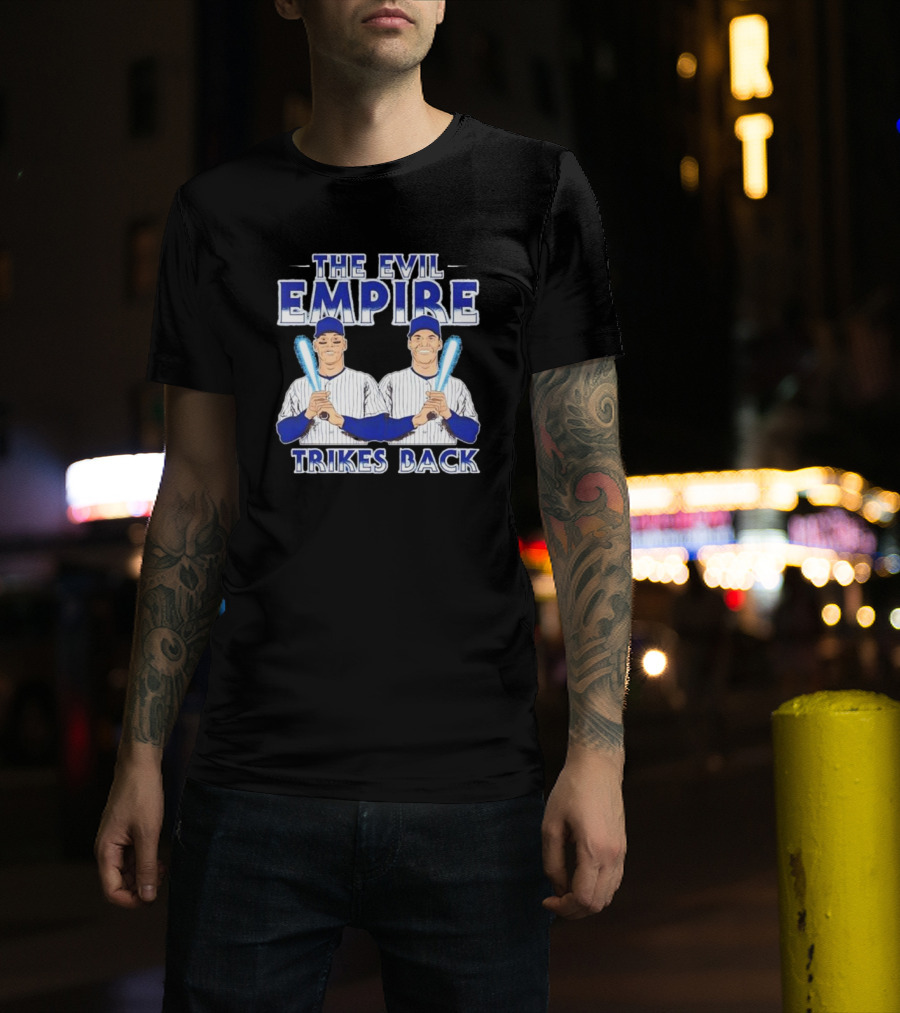 The Evil Empire Strikes Back Yankees Players With Glowing Bats T-Shirt