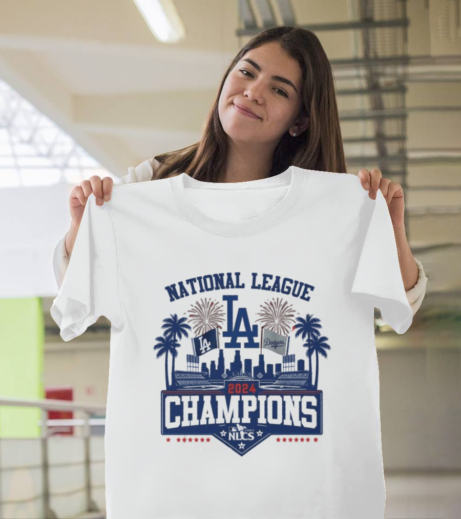 Los Angeles Dodgers 2024 National League Champions LA NLCS T-Shirt
