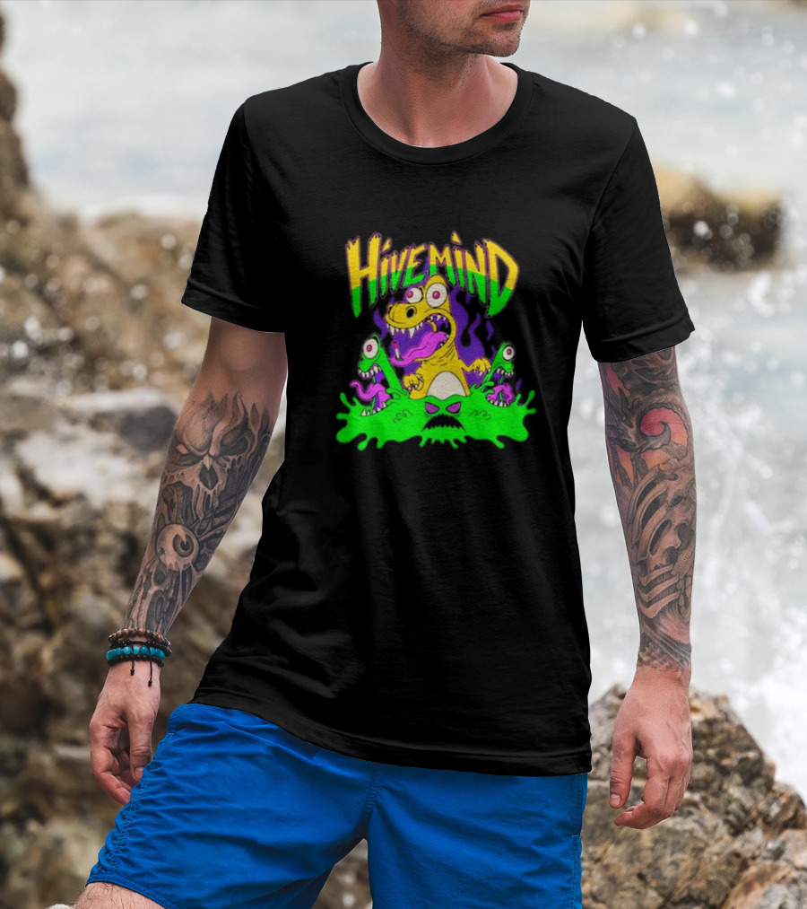 Hivemind Metalcore Dinosaur Monster New T-Shirt