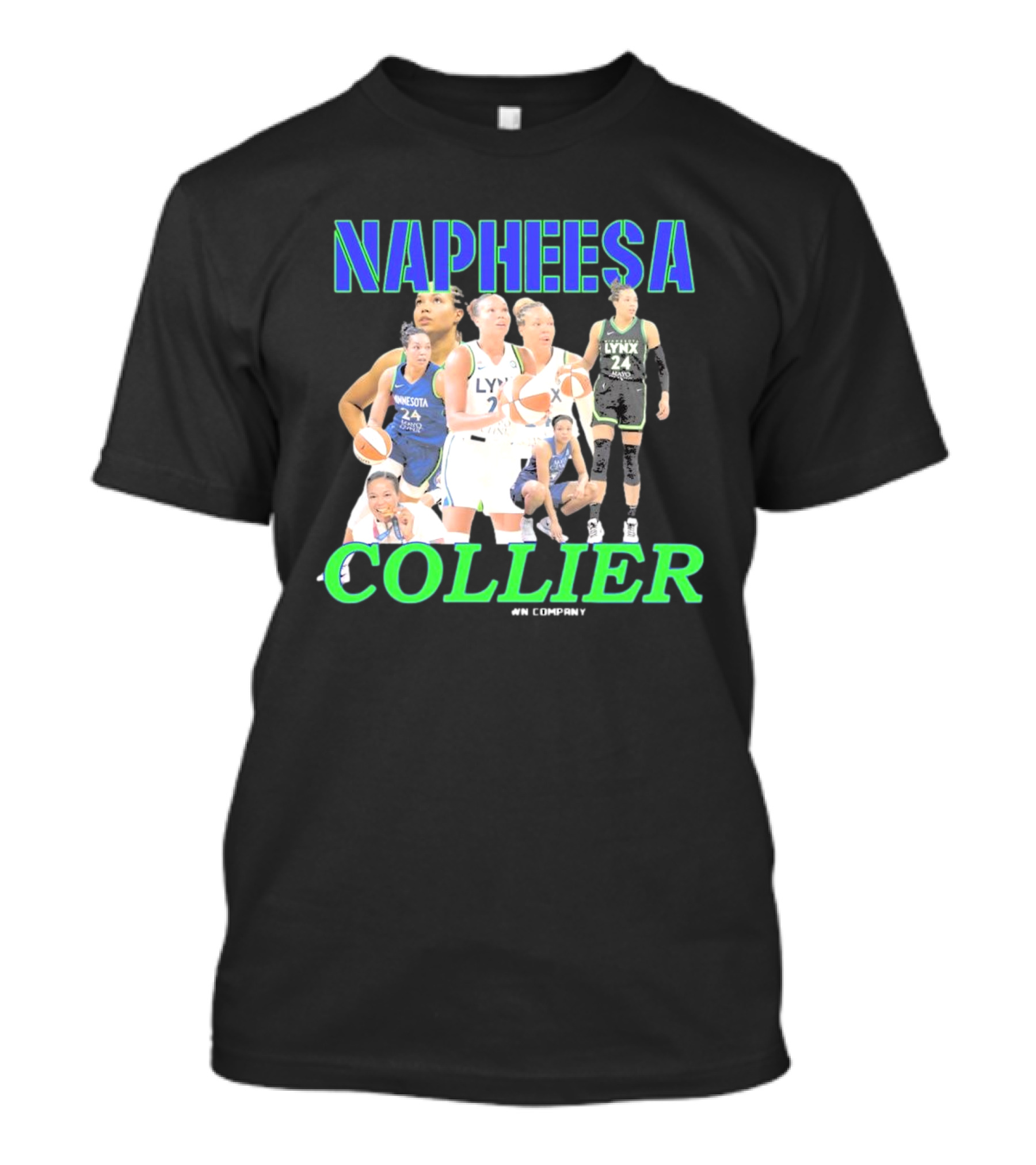 Napheesa Collier Minnesota Lynx WNBA The Homegrown Company Collage T-Shirt