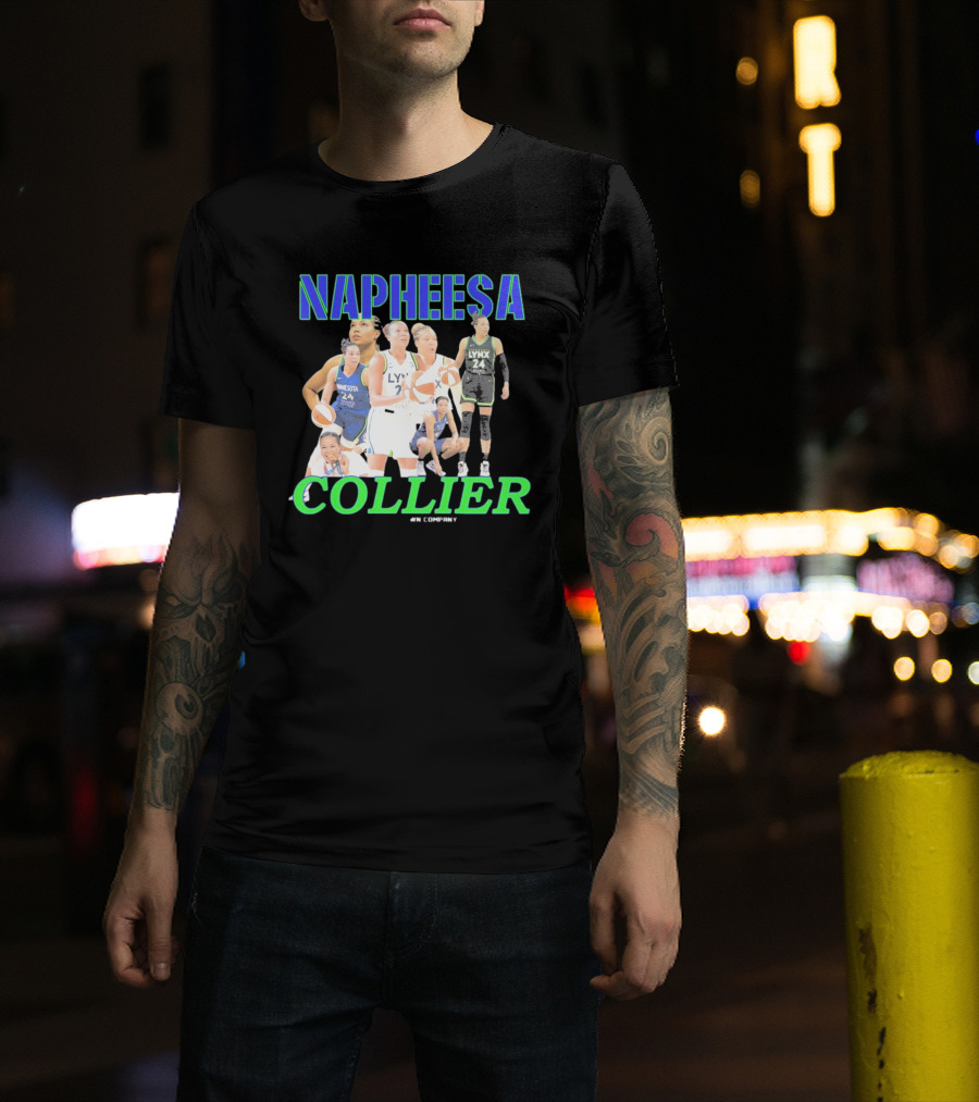Napheesa Collier Minnesota Lynx WNBA The Homegrown Company Collage T-Shirt