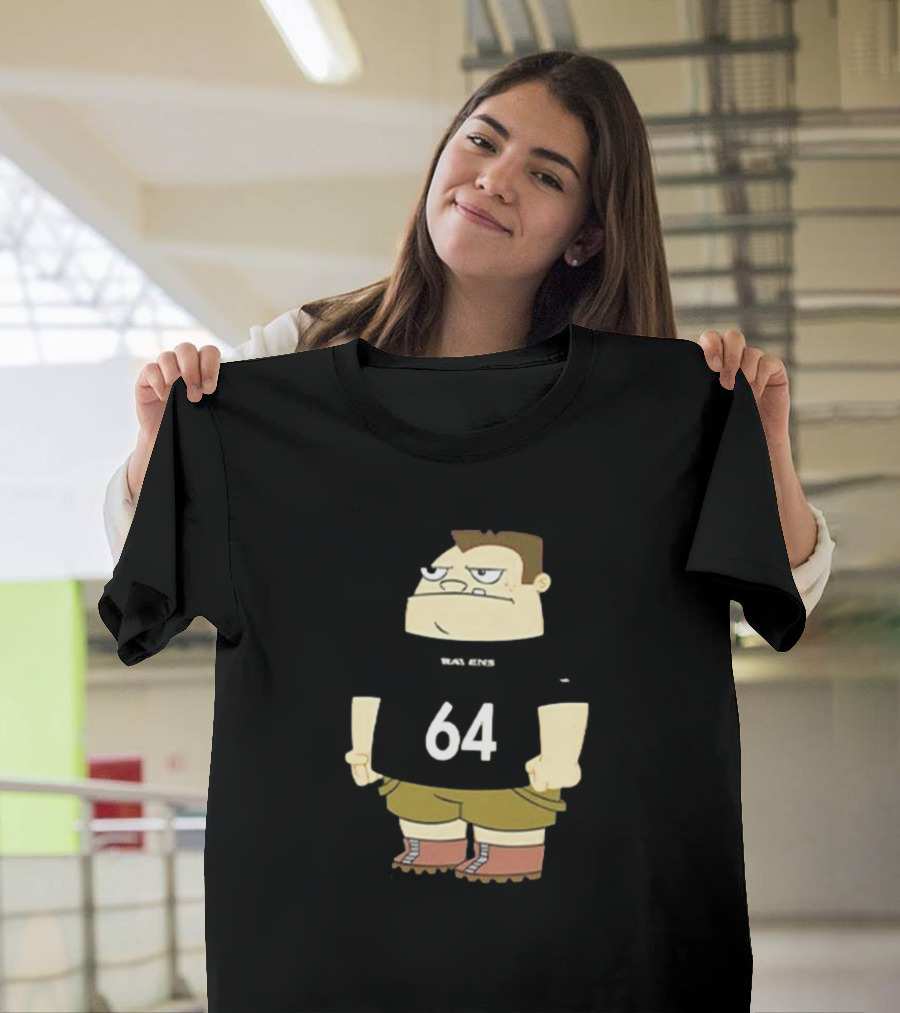 Baltimore Ravens 64 Tyler Linderbaum Buford Van Stomm Ravens Fan T-Shirt