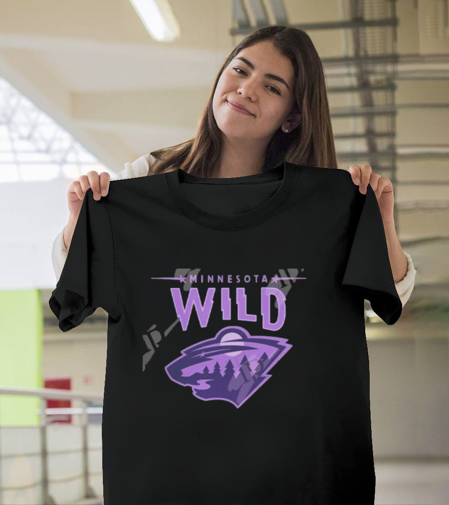 Minnesota Wild Hockey Fights Cancer 25th Anniversary T-Shirt