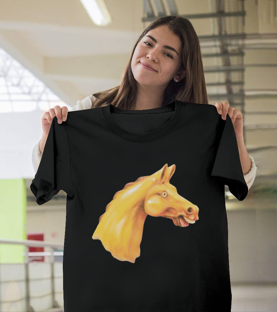 We Live In Time Carousel Horse What’s The Rush Head T-Shirt