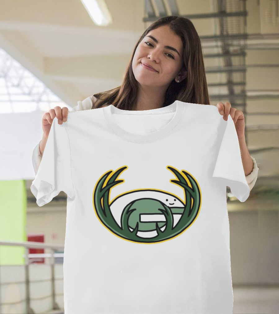 NFL Packers Brewers Logo Mashup Combine T-Shirt