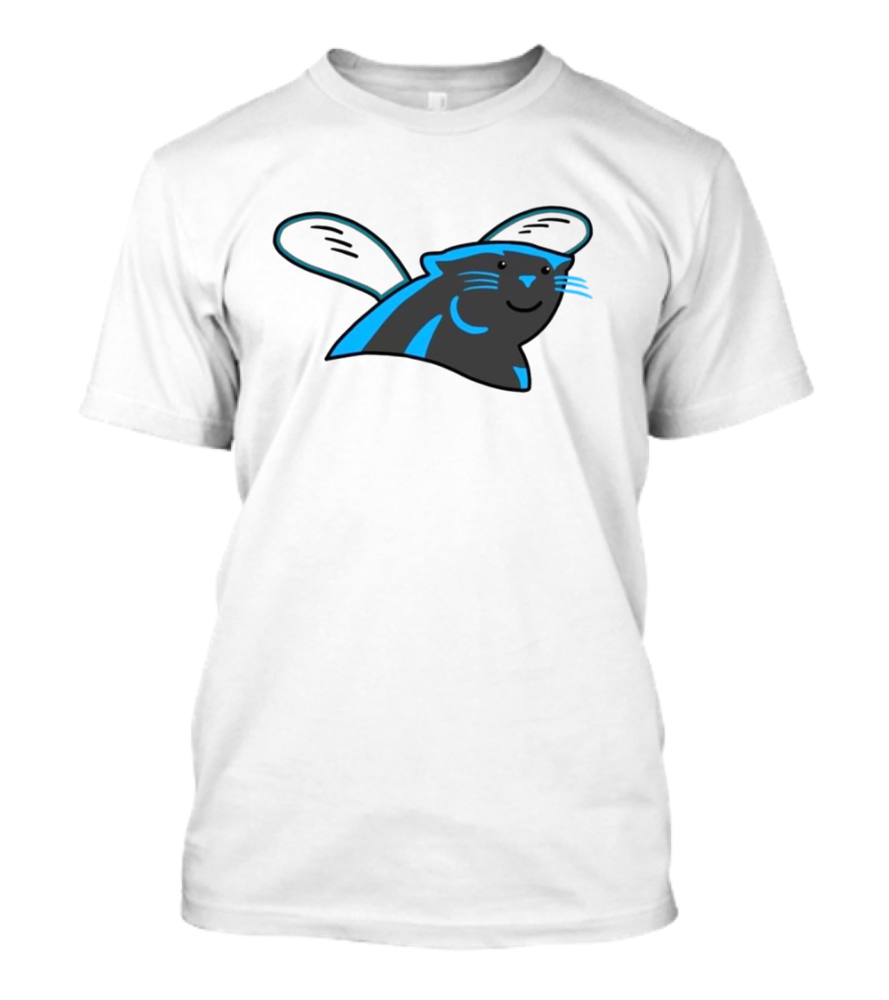 Panthers Hornets Hybrid Logo NFL NBA Mashup T-Shirt