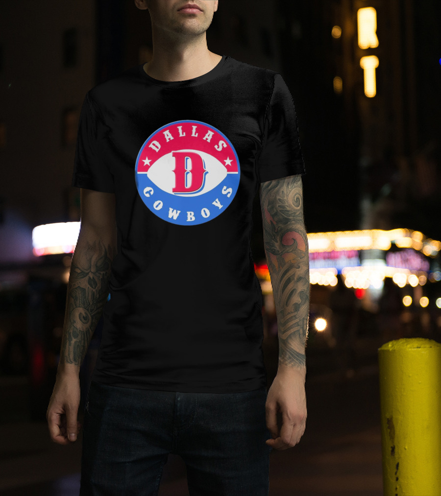 NFL X MLB Dallas Cowboys Texas Rangers Mashup T-Shirt