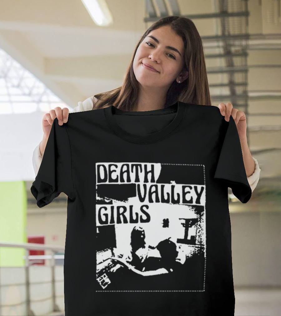 Death Valley Girls Monochrome Scene Arms Up T-Shirt
