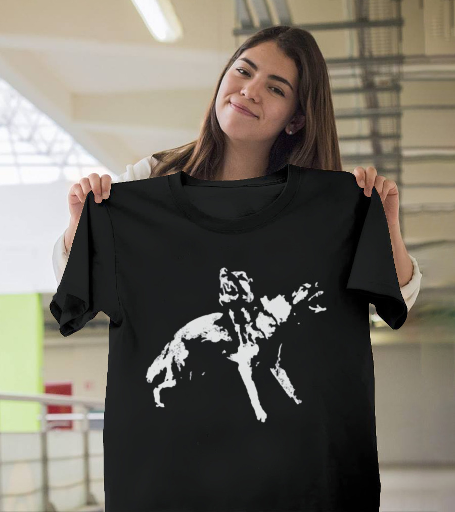 Heart Attack Man Big Dog White T-Shirt