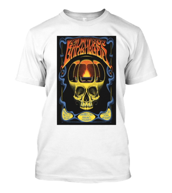 Earthless Skull Artwork November 14 2024 Morro Bay San Luis Obispo CA Concert T-Shirt