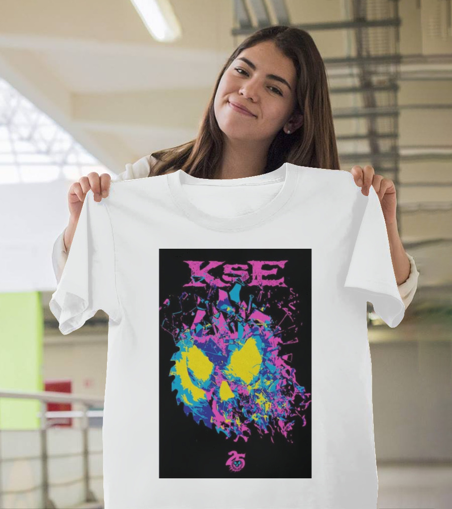 KSE 25th Anniversary Colorful Skull Fracture T-Shirt