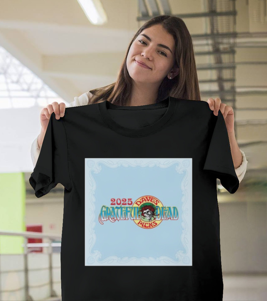 2025 Grateful Dead Dave’s Picks Vintage Skull T-Shirt