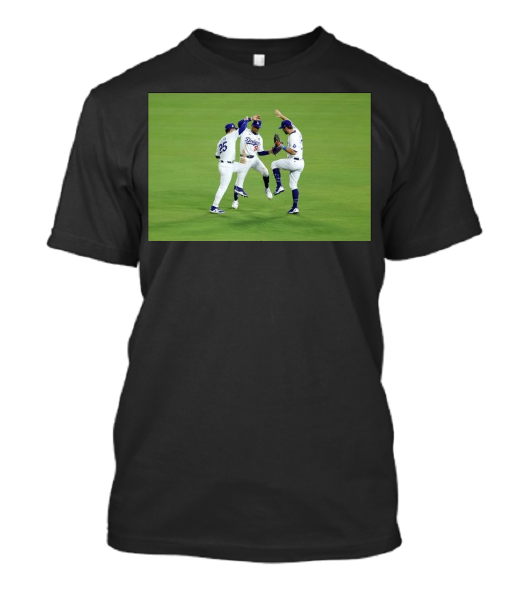 Dodgers Team Celebrates Victory At Home Stadium T-Shirt
