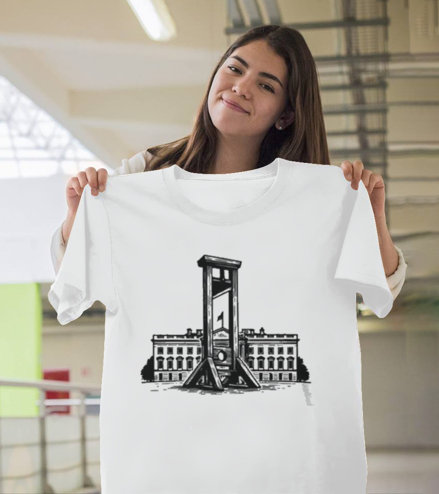 Ideologie No More Presidents Guillotine White House T-Shirt