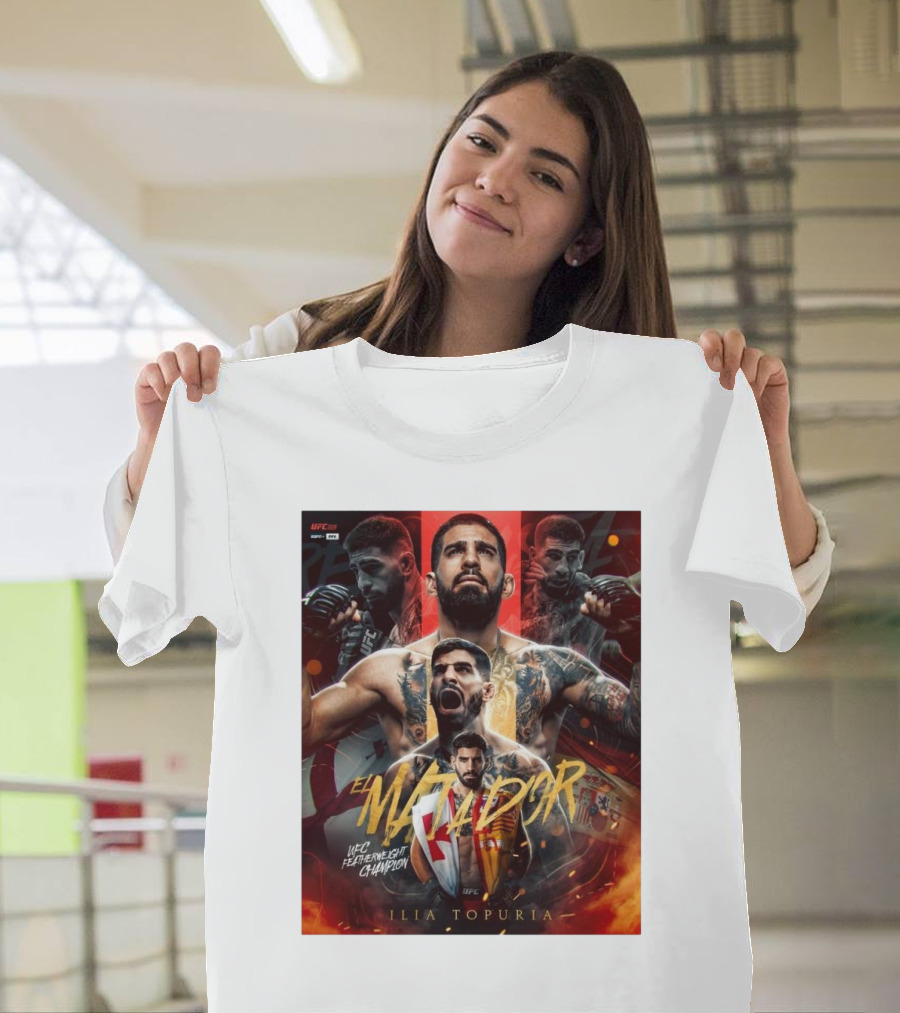 Ilia Topuria El Matador UFC Featherweight Champion T-Shirt