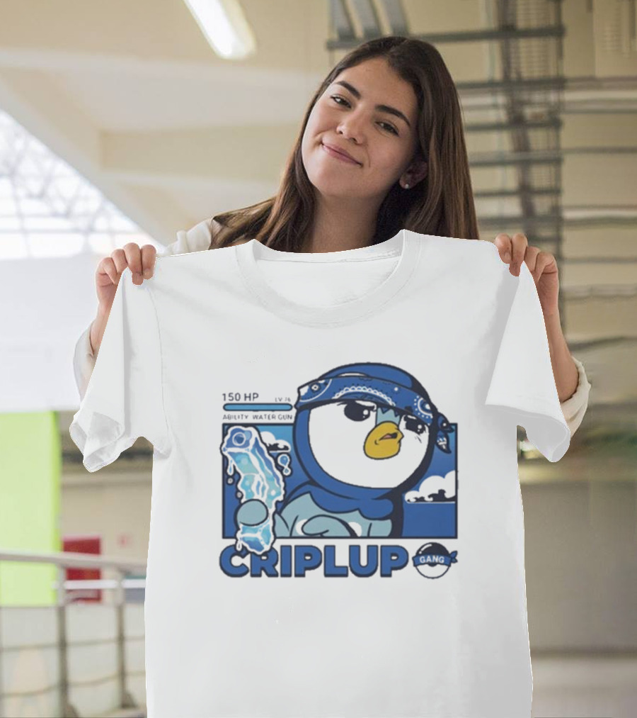 Impjcomics Criplup Gang Ability Water Gun Comic 150 HP T-Shirt