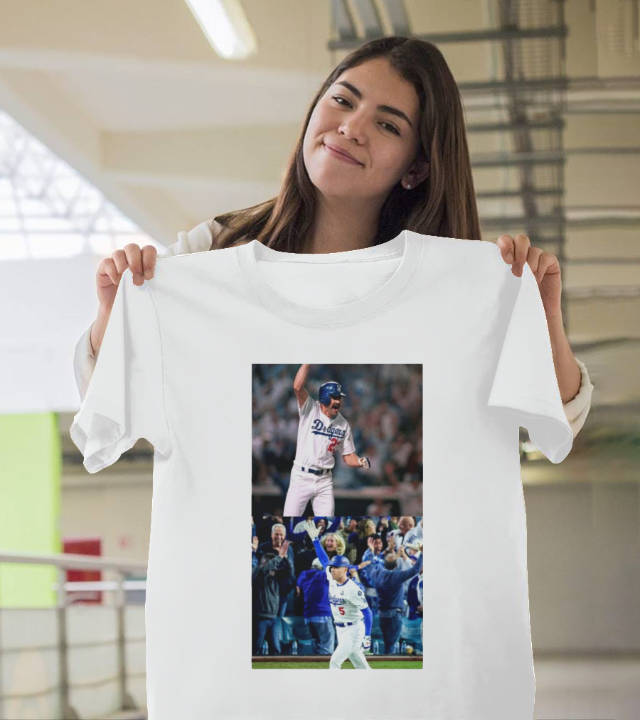 Never Pitch to an Injured Dodger in a World Series Kirk Gibson Freddie Freeman Dodgers Baseball T-Shirt