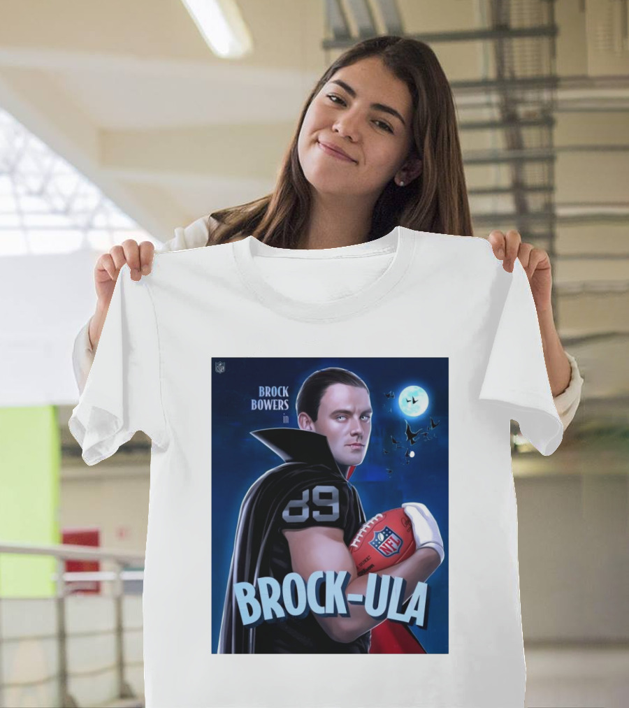 BROCK BOWERS in BROCK-ULA NFL Football Vampire T-Shirt