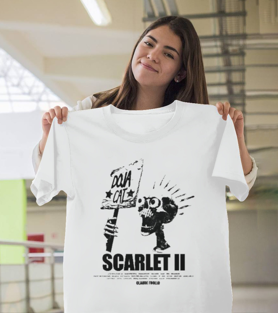 Doja Cat Scarlet II Claude Frollo Skull T-Shirt