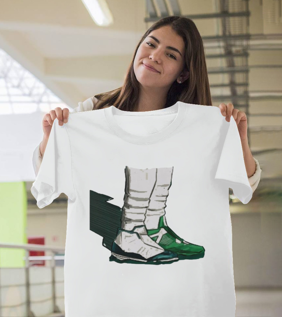 Jalen Hurts Two-Shoes Philadelphia Eagles NFL T-Shirt