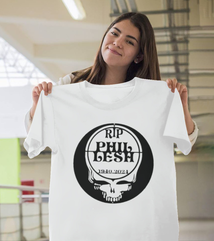 RIP Phil Lesh Grateful Dead Skull Logo 1940 T-Shirt