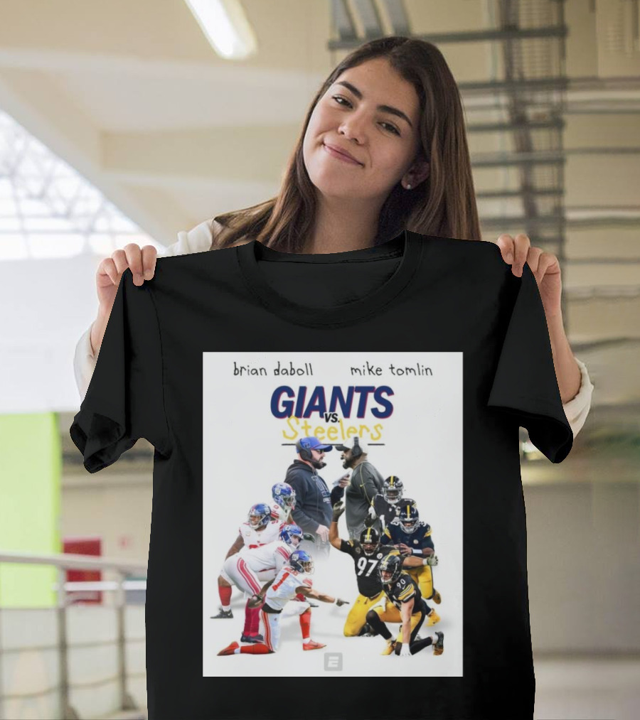 brian daboll mike tomlin giants vs steelers monday night football matchup T-Shirt