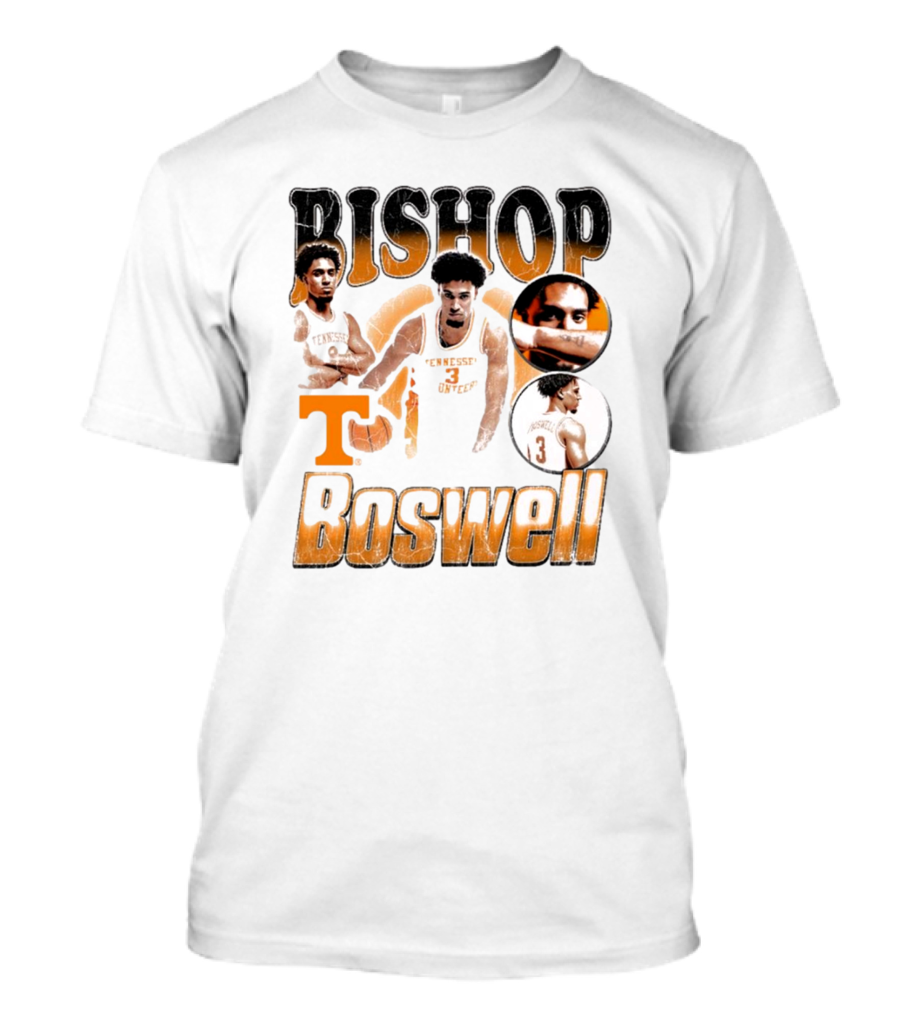 Bishop Boswell Tennessee Vols Basketball Retro 90s T-Shirt