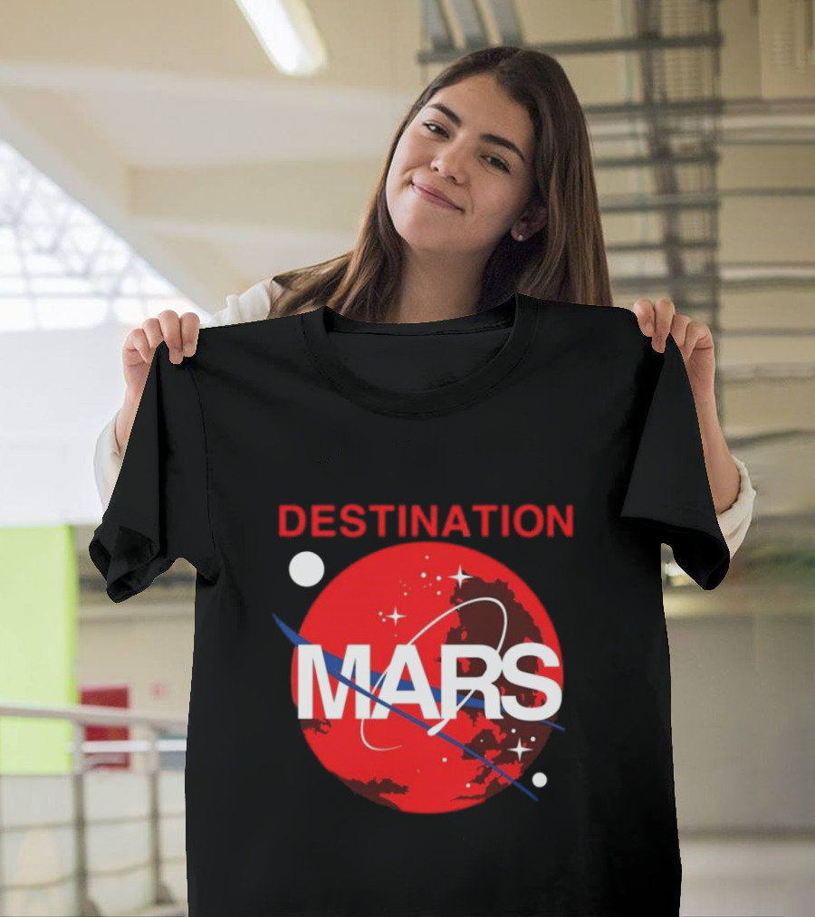 Buzz Aldrin Destination Mars NASA Space Exploration T-Shirt