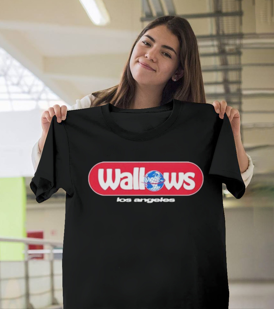 Wallows Globe Logo Los Angeles T-Shirt