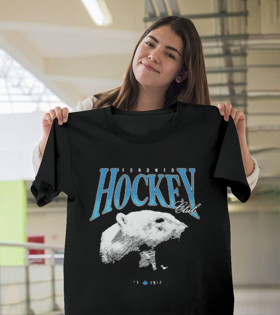 Toronto Hockey Club Est 1917 Flowbuds Vintage Ice Bear T-Shirt