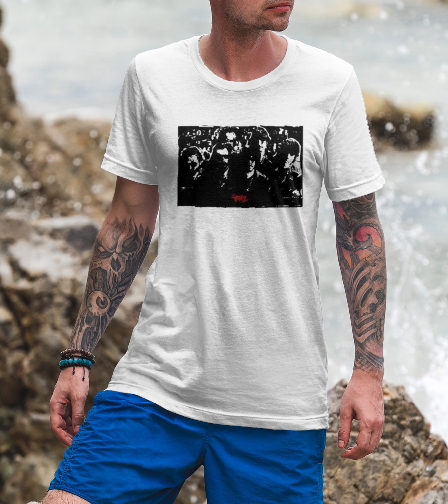 The Voidz Group Photo Black And Red Album Cover Aesthetic T-Shirt